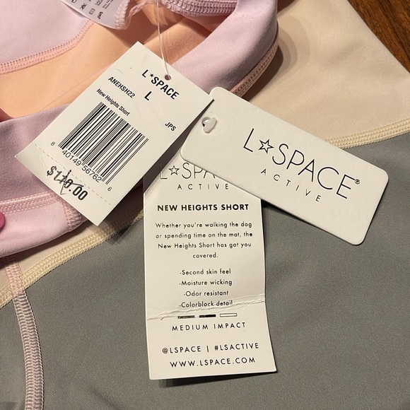 NWT L*Space Active New Heights Bike Shorts Large - Picture 6 of 12